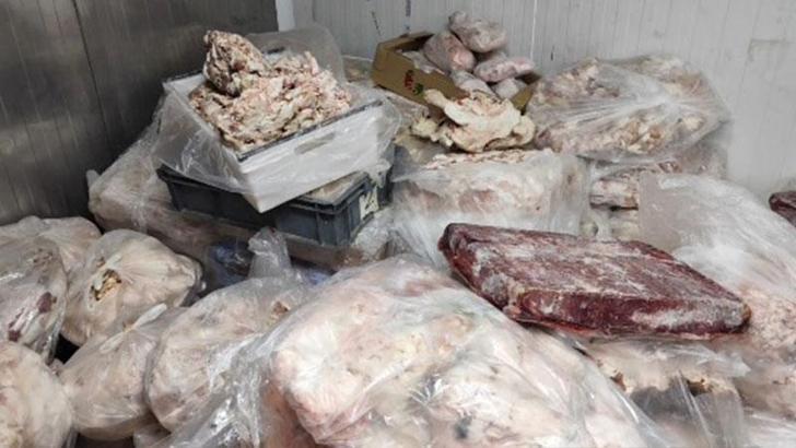 Ankara’da 11 bin 250 kilo kaçak et ve tavuk ürünü ele geçirildi