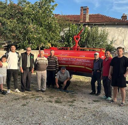 Köy kooperatifi orman yangınlarına karşı kendi imkanlarıyla yangın tankeri aldı