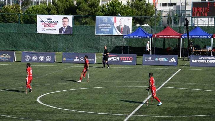 Ampute Futbol Milli Takımı, İtalya’yı 5-0 mağlup etti