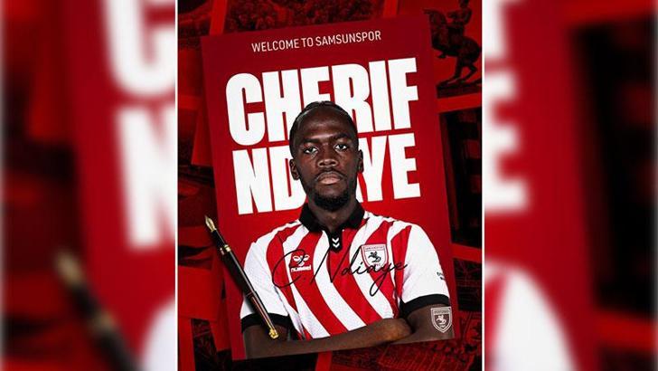 Samsunspor, Senegalli forvet Cherif Ndiaye ile sözleşme imzaladı