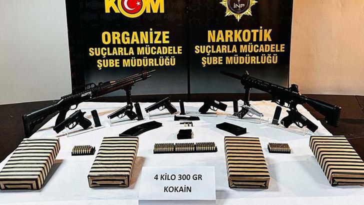 İzmir'de silah kaçakçılığı ve uyuşturucu operasyonu: 7 tutuklama