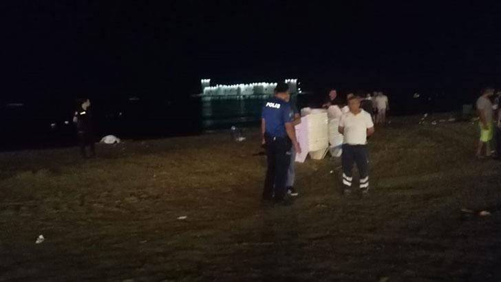 Gece denize girip, boğuldu