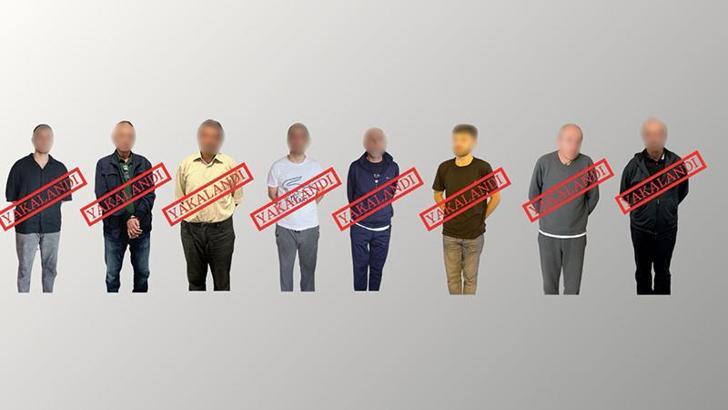 Ulusal ve uluslararası seviyede aranan 8 suçlu Türkiye'ye getirildi