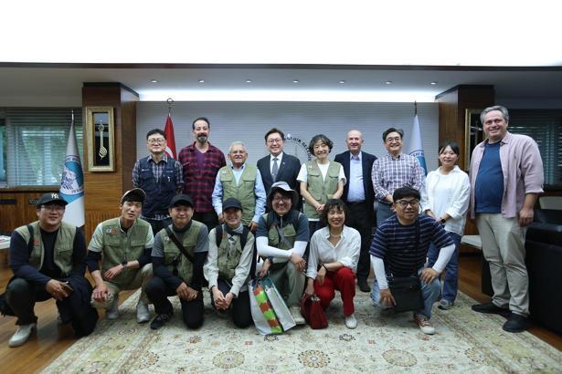 Güney Kore Milli Kültürel Miras Araştırma Enstitüsü heyetinden Büyükkılıç'a ziyaret