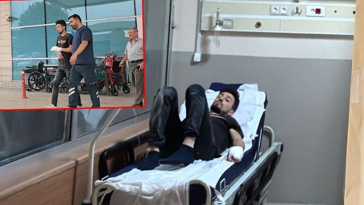 Elini yatar testereye kaptıran iş yeri sahibi yaralandı