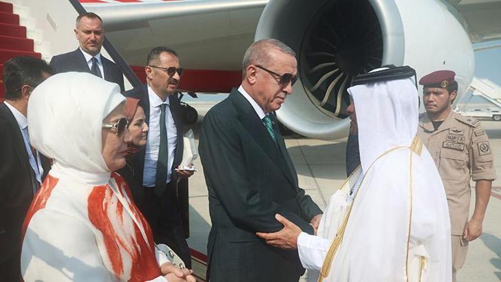 Cumhurbaşkanı Erdoğan, Katar’da
