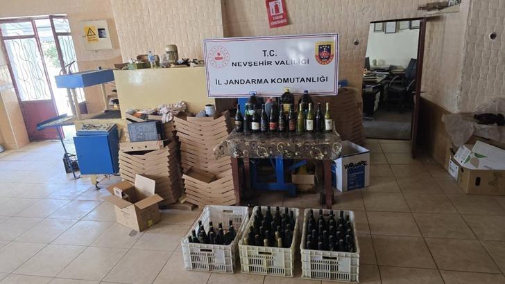 Nevşehir'de sahte alkol ticaretine 1 gözaltı