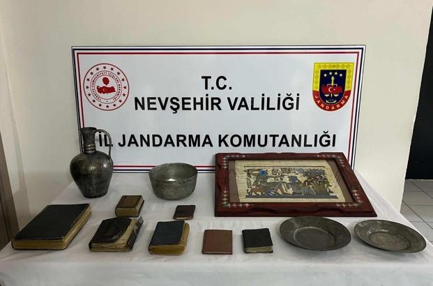 Nevşehir'de tarihi eser kaçakçılığı operasyonu: 1 gözaltı