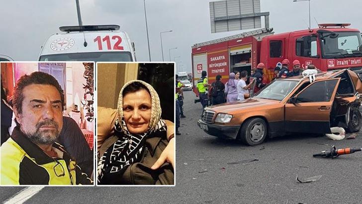 Otomobiller çarpıştı; iş insanı ve eşi öldü, 1’i ağır 3 yaralı