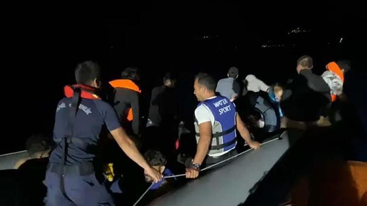 Çanakkale'de 43 kaçak göçmen yakalandı