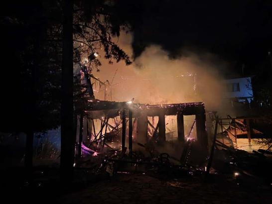 Bolu'da tarihi konak yandı