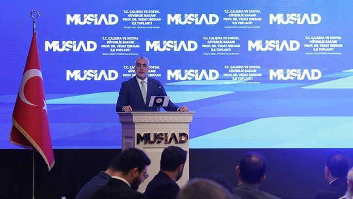 Bakan Işıkhan, MÜSİAD Yönetim Kurulu Toplantısı'na katıldı