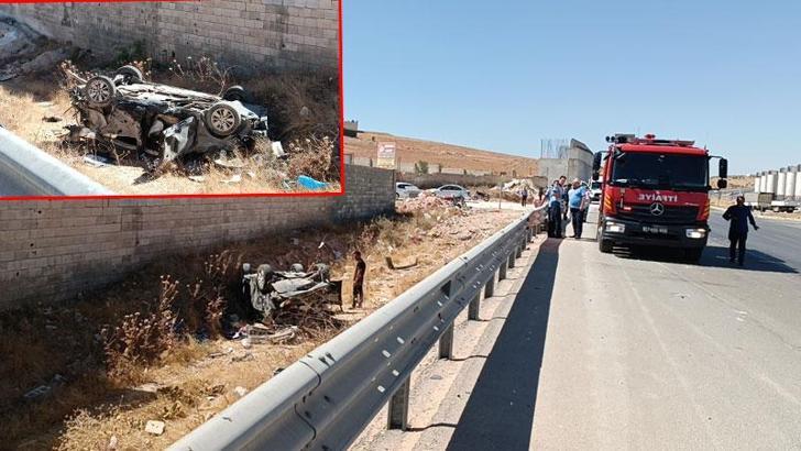 Gaziantep'te otomobil ile hafif ticari araç çarpıştı: 6 yaralı