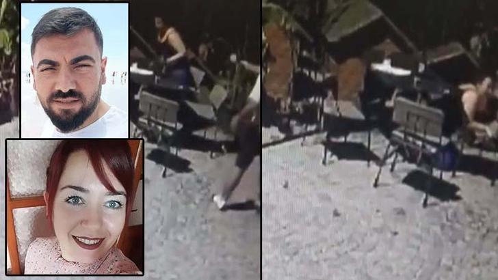 Eski sevgilisini öldürüp, 2 kişiyi de yaralamıştı; olaya ilişkin görüntüler ortaya çıktı