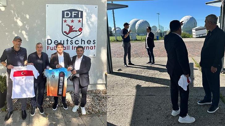 Emrah Bayraktar ve Samet Aybaba Almanya'da temaslarda bulundu