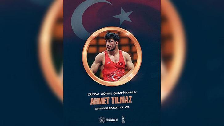 Ahmet Yılmaz, dünya üçüncüsü oldu