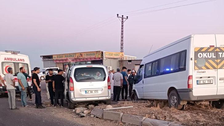 Mardin’de zincirleme kaza; 9 yaralı