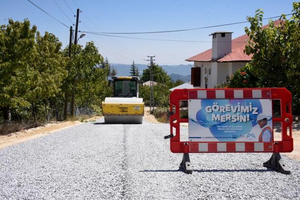 MESKİ’den mezitli’de yol ağı çalışması