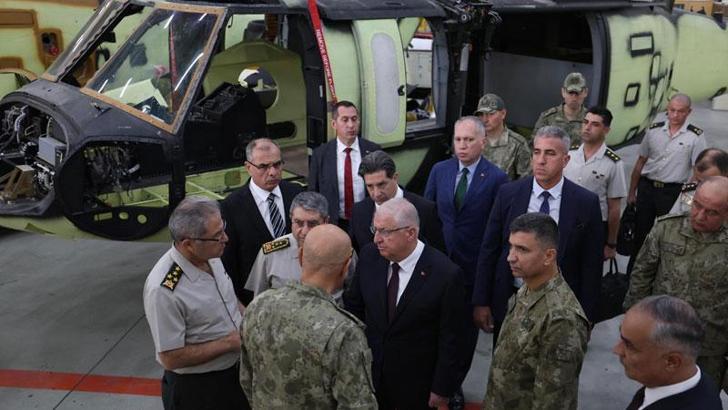 Bakan Güler'den 5'inci Ana Bakım Fabrika Müdürlüğü'ne ziyaret