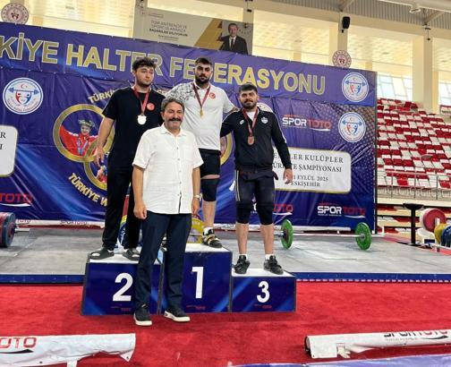 Şırnaklı halterci Şefkan Sümen, Türkiye şampiyonu oldu