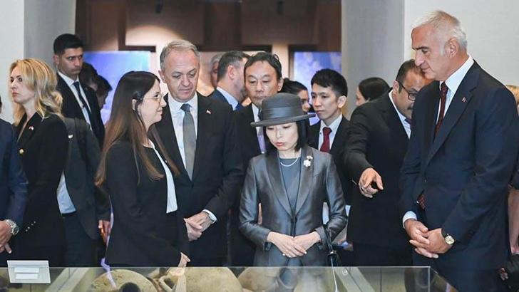 Bakan Ersoy'dan Japonya Altes Prensesi Mikasa'ya teşekkür