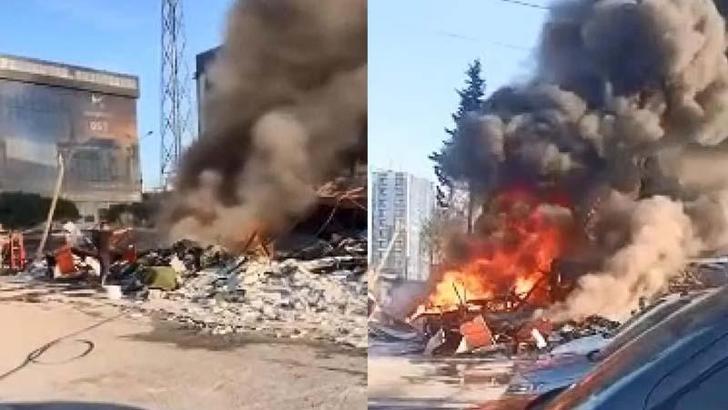 Bahçelievler'de restoranda çıkan yangın söndürüldü