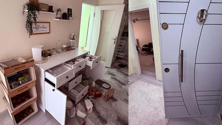 Evini dağıtıp, hırsızlık ihbarında bulundu