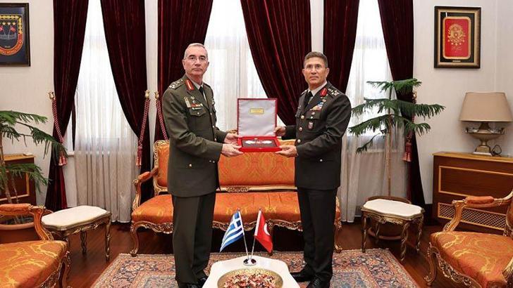 1'inci Ordu Komutanı Orgeneral Ersay, Yunan mevkidaşı Papastathopoulos ile görüştü