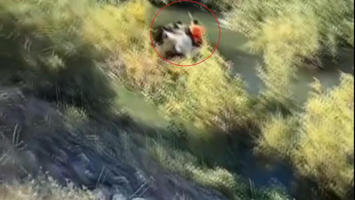 Murat Nehri’nde adacıkta mahsur kalan 4 kişi kurtarıldı