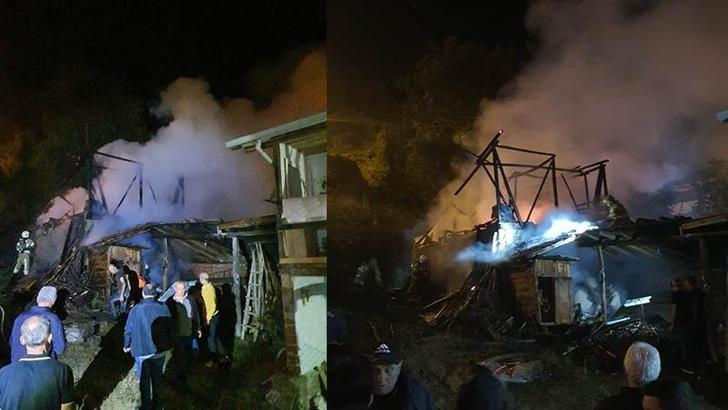 Bursa’nın İnegöl ilçesinde samanlık yangını