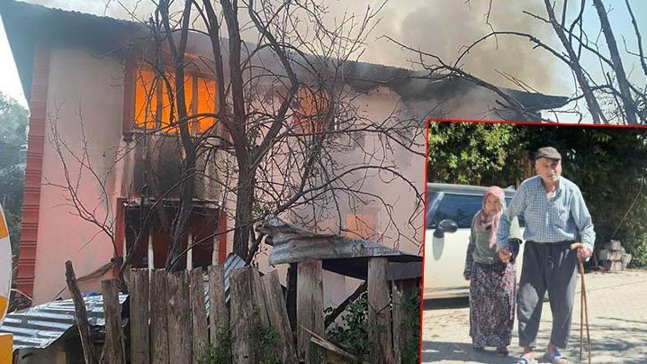 Yangında evli çift yaşamını yitirdi