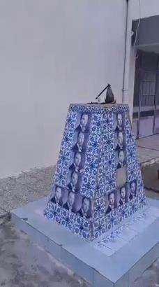 Okul bahçesindeki Atatürk büstüne saldırı