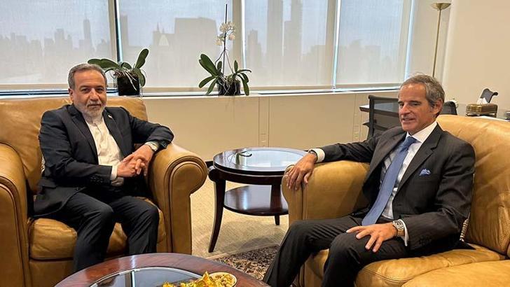 İran Dışişleri Bakanı Arakçi ve IAEA Başkanı Grossi, New York'ta bir araya geldi