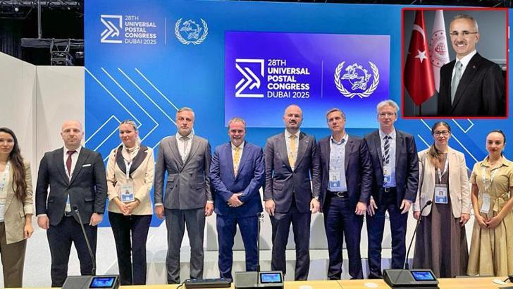 Bakan Uraloğlu, Filistin'in Evrensel Posta Birliği çalışmalarına etkin katılımı teklifinin kabul edildiğini açıkladı