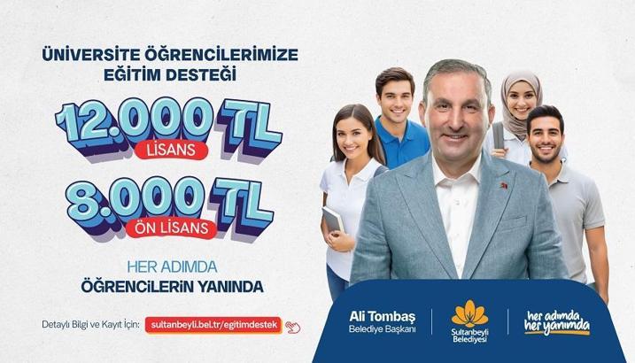 Sultanbeyli Belesiyesi’nden üniversiteyi kazanan gençlere eğitim desteği