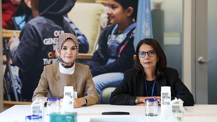 Bakan Göktaş, BM Genel Sekreteri Çocuklara Yönelik Şiddet Özel Temsilcisi M’jid ile bir araya geldi