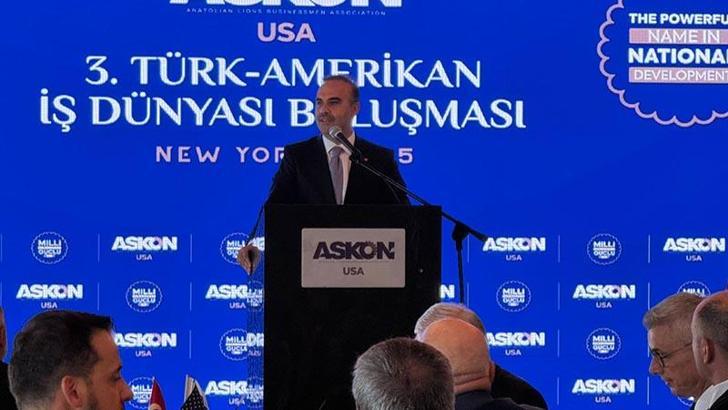 Bakan Kacır, ‘3’üncü Türk-Amerikan İş Dünyası Buluşması’ toplantısına katıldı