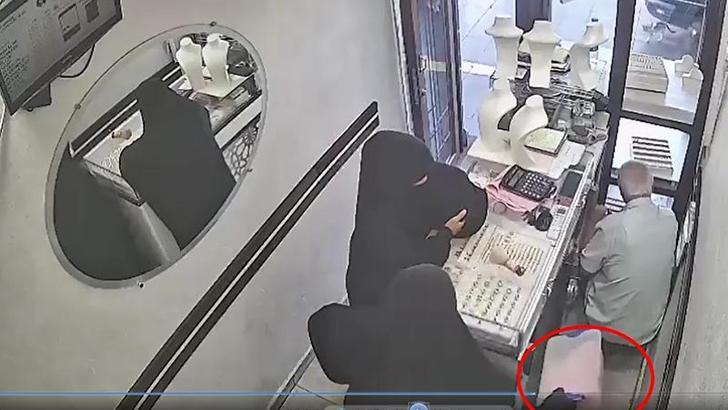 Kuyumcudan 2,5 kilo altın çalan 8 şüpheli tutuklandı