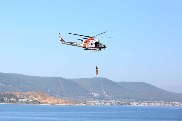 İzmir'de TAMP saha tatbikatı gerçekleştirildi