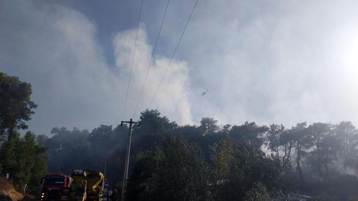 Antalya'da orman yangını kontrol altına alındı, 10 hektar alan zarar gördü (2)