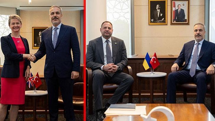 Bakan Fidan'dan peş peşe önemli görüşmeler