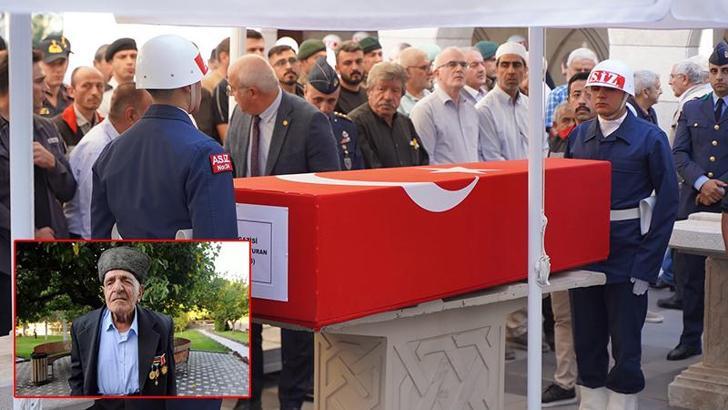 Hayatını kaybeden Kore gazisi, toprağa verildi