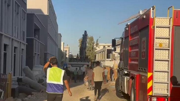 Malatya'da iş yeri şantiyesinde göçük: 1 ölü