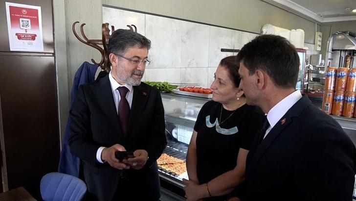 Bakan Yumaklı, Şile'de 'Karekod Uygulaması' denetimine katıldı