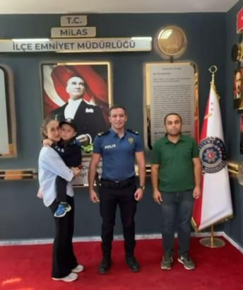 4 yaşındaki DMD hastası Göktuğ'un polislik hayali, bir günlüğüne gerçek oldu