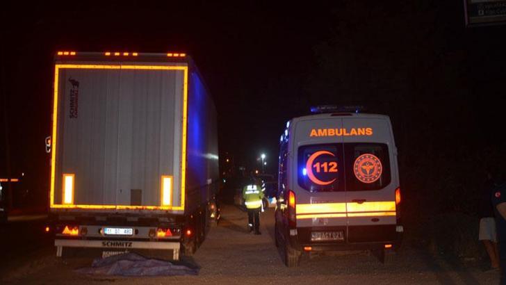 TIR’ın çarptığı yaya öldü