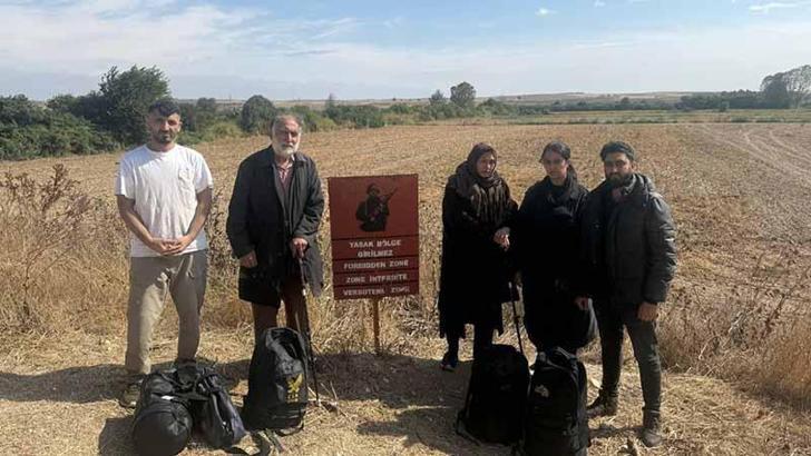 Edirne'de 5 kaçak göçmen yakalandı