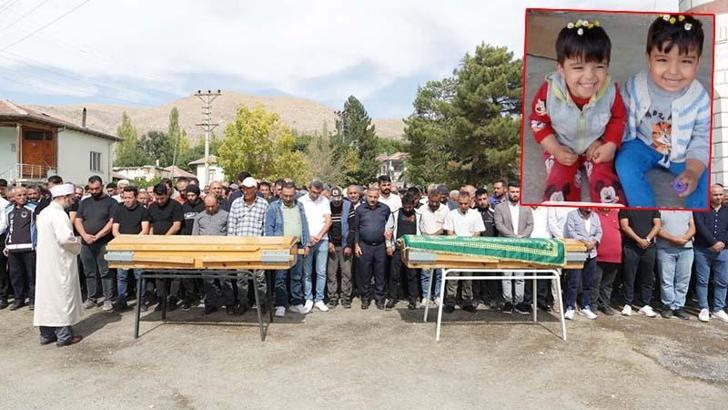 Kazada ölen ikizler, son yolculuğuna uğurlandı