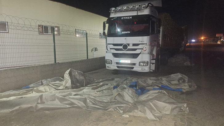 Brandayı toplarken otomobilin çarptığı TIR sürücüsü öldü