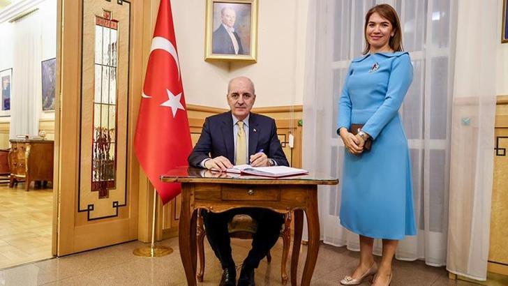 TBMM Başkanı Kurtulmuş, Türkiye’nin Budapeşte Büyükelçiliği’ni ziyaret etti
